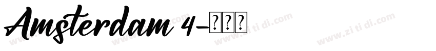 Amsterdam 4字体转换